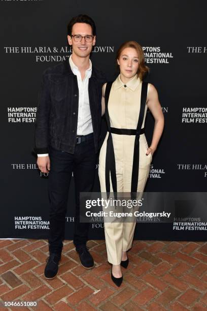 Actors Cory Michael Smith and Kayli Carter attend the Breakthrough Artists Brunch at Nick & Tonis during Hamptons International Film Festival 2018 -...