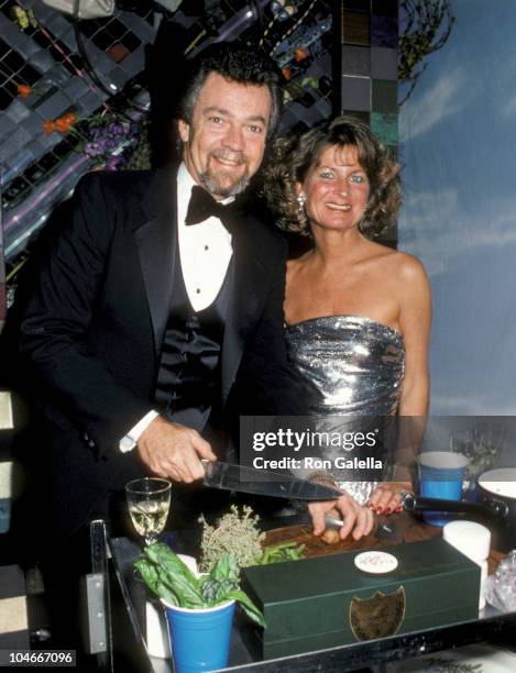 Producer Stephen Cannell and wife Marcia Cannell attending "March Of Dimes Gourmet Gala Benefit" on March 4, 1986 at the Sheraton Premiere Hotel in...