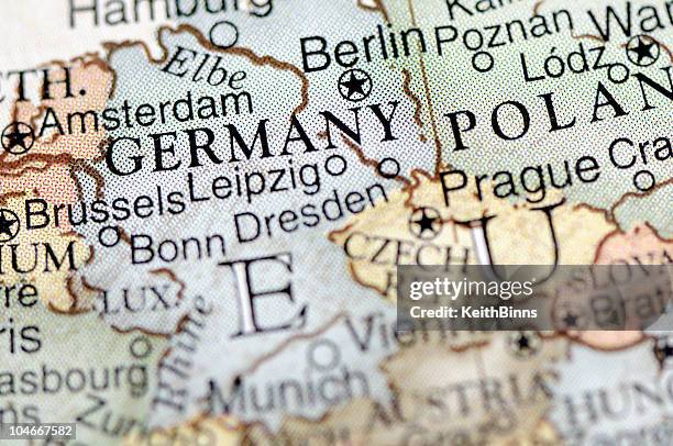 germany - berlin map stock pictures, royalty-free photos & images