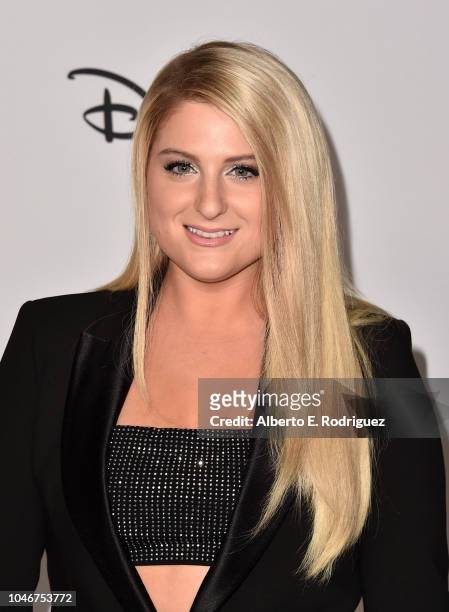 Meghan Trainor attends Mickey's 90th Spectacular at The Shrine Auditorium on October 6, 2018 in Los Angeles, California.