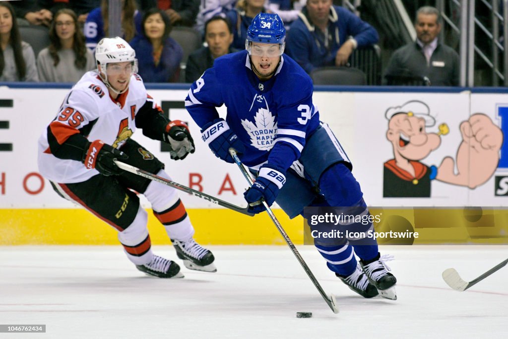 NHL: OCT 06 Senators at Maple Leafs