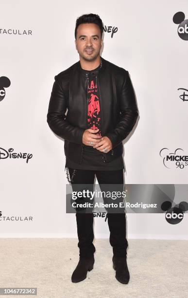 Luis Fonsi attends Mickey's 90th Spectacular at The Shrine Auditorium on October 6, 2018 in Los Angeles, California.