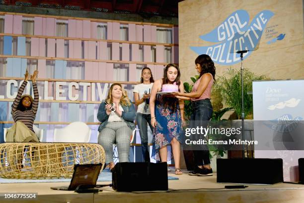 Jazz Jennings celebrates her brithday at Dove's Launch of "Girl Collective" - The First Ever Dove Self-Esteem Project Mega-Event on October 6, 2018...