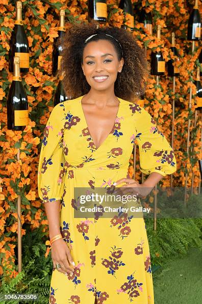 Melanie Liburd attends the Ninth-Annual Veuve Clicquot Polo Classic