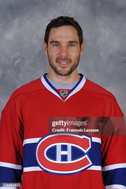 Alex Henry of the Montreal Canadiens poses for his headshot for the 2010-2011 NHL season September 15, 2010 in Montreal, Canada.