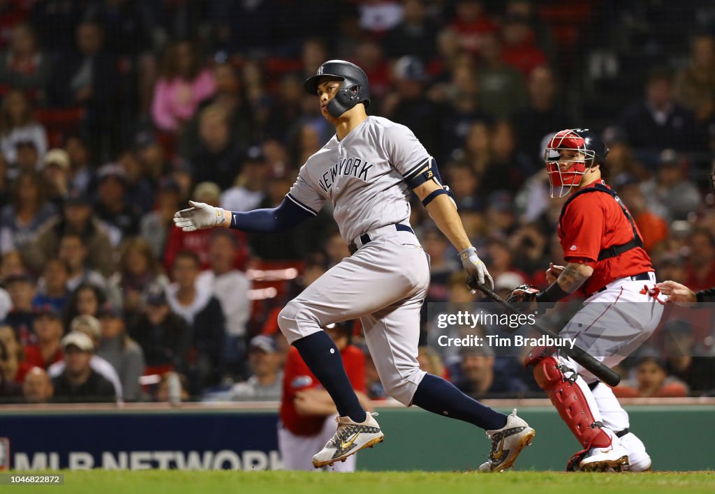 Divisional Round - New York Yankees v Boston Red Sox - Game Two