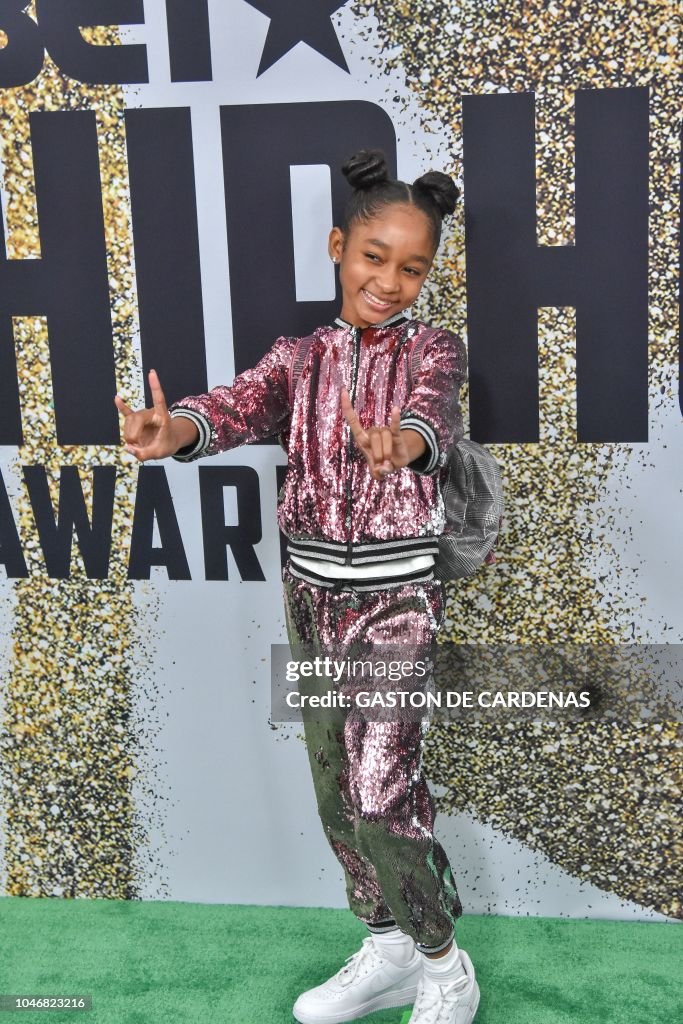 US-ENTERTAINMENT-BET-HIP HOP-AWARDS-ARRIVALS