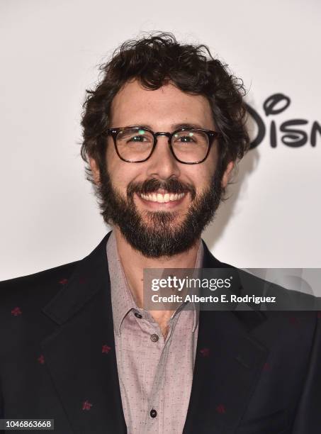 Josh Groban attends Mickey's 90th Spectacular at The Shrine Auditorium on October 6, 2018 in Los Angeles, California.