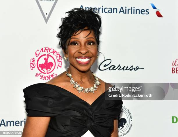 Singer/songwriter Gladys Knight attends the 2018 Carousel of Hope Ball at The Beverly Hilton Hotel on October 6, 2018 in Beverly Hills, California.