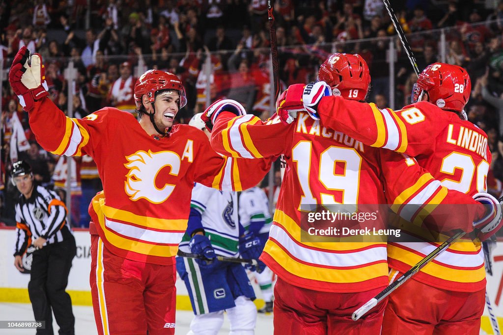 Vancouver Canucks v Calgary Flames