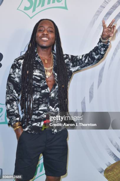 Arrives to the BET Hip Hop Awards at the Fillmore Miami Beach on October 6, 2018 in Miami Beach, Florida.