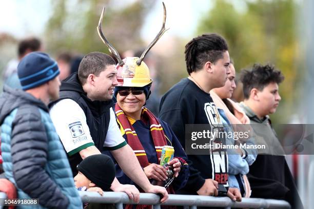 Southland supporter looks on during the round eight Mitre 10 Cup match between Southland and Bay of Plenty at Rugby Park Stadium on October 7, 2018...