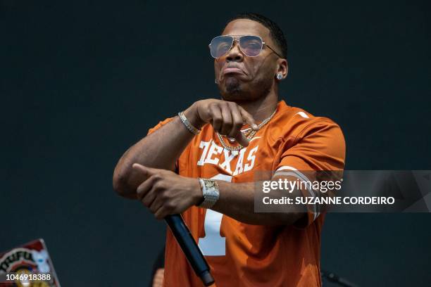 Rapper Nelly performs onstage at the ACL Music Festival at Zilker Park in Austin on October 6, 2018.