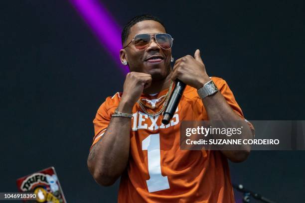 Rapper Nelly performs onstage at the ACL Music Festival at Zilker Park in Austin on October 6, 2018.
