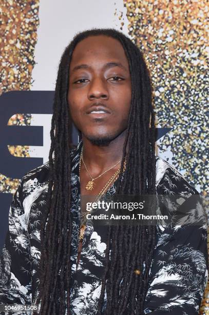 Ace Hood arrives to the BET Hip Hop Awards at the Fillmore Miami Beach on October 6, 2018 in Miami Beach, Florida.