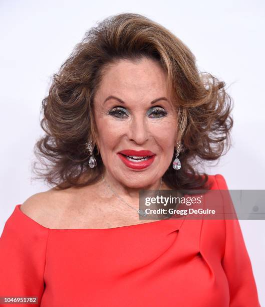 Nikki Haskell arrives at the 2018 Carousel Of Hope Ball at The Beverly Hilton Hotel on October 6, 2018 in Beverly Hills, California.