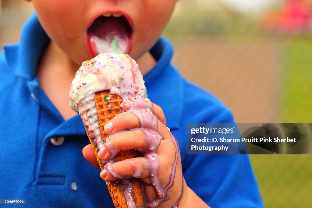 Sweet Summer Melted Ice Cream