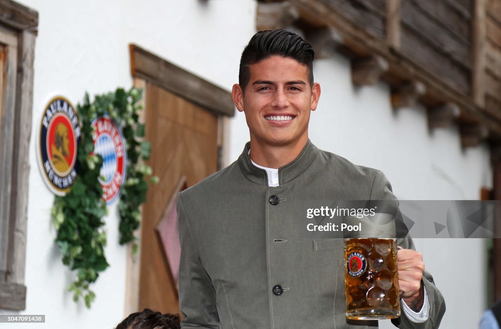 FC Bayern Muenchen Attends Oktoberfest 2018