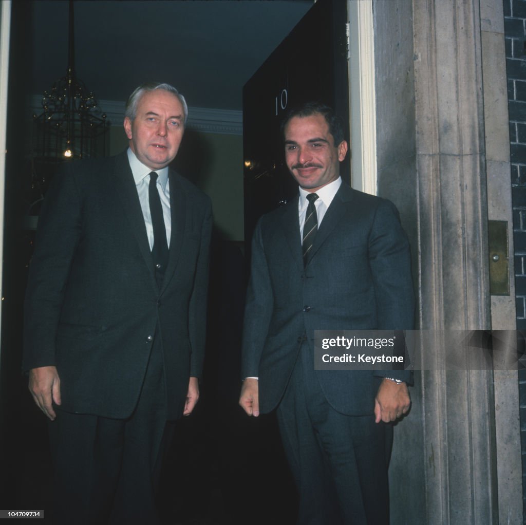 Harold Wilson Meets King Hussein
