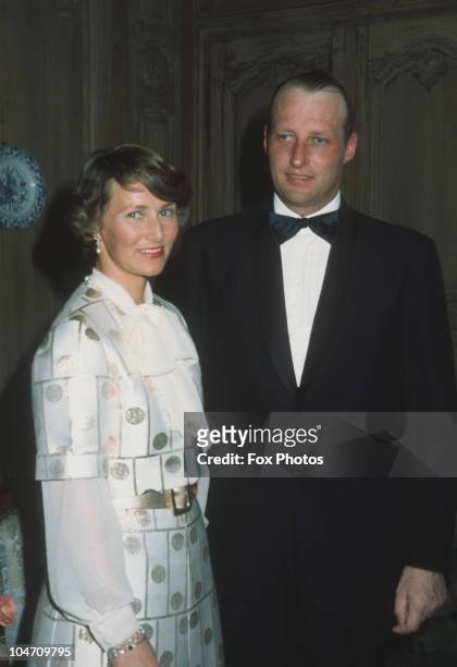 Princess Sonja and Crown Prince Harald of Norway in 1975.