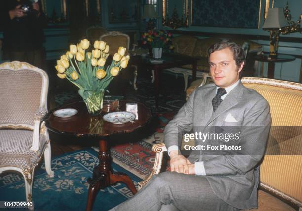 Crown Prince Carl Gustaf of Sweden in 1966.