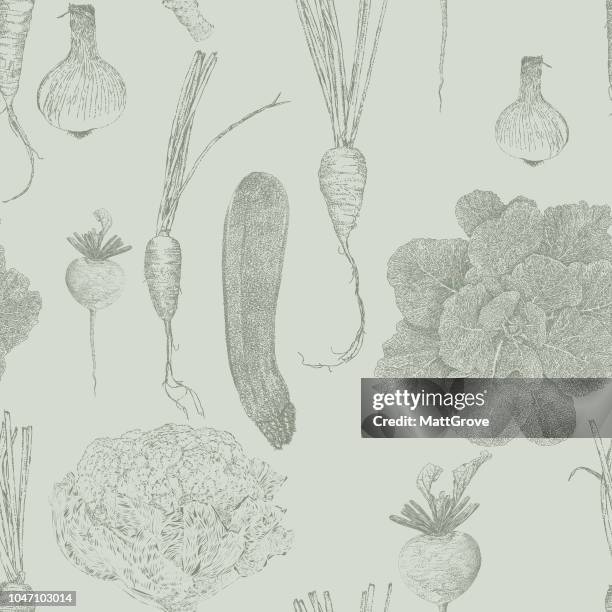 stockillustraties, clipart, cartoons en iconen met groentesoep ingrediënten naadloze herhalen patroon - parsnip