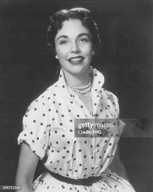 Portrait of American actress Jennifer Jones, circa 1950s.