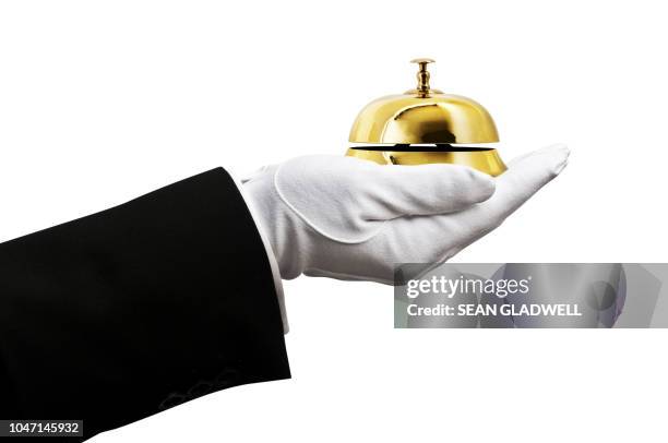 1st class butler service - concierge foto e immagini stock