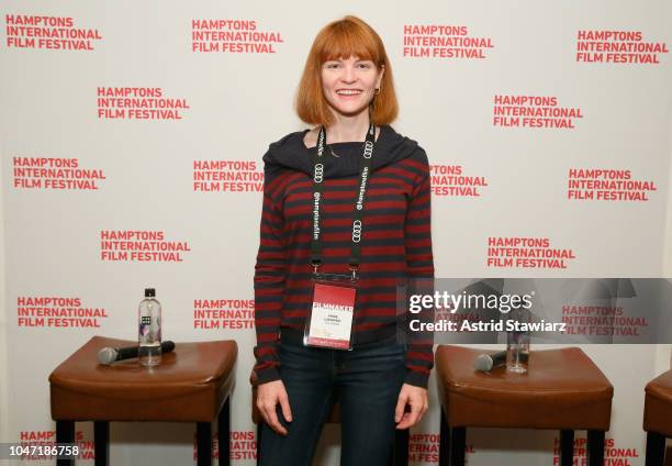 Co-founder of Vanishing Point Media Annie Lukowski attends Winick Talks: A New Reality at Rowdy Hall during Hamptons International Film Festival 2018...