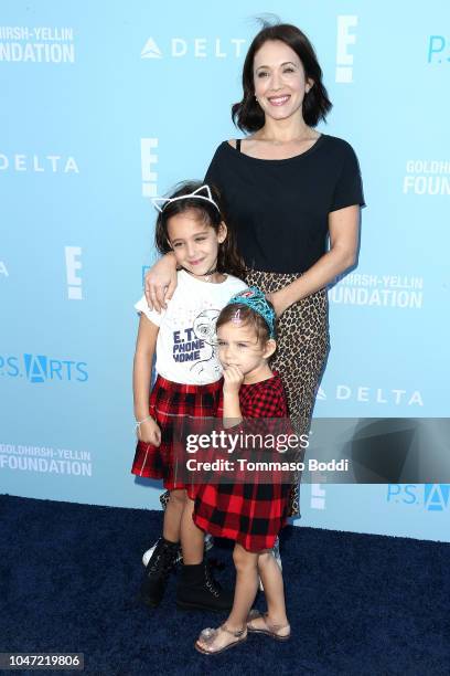 Marla Sokoloff attends the P.S. Arts Express Yourself 2018 at Barker Hangar on October 7, 2018 in Santa Monica, California.