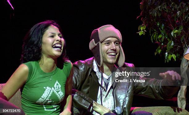 Melissa Howard and Colin Mortensen during The Real World Reunion Tour at Beacon Theatre in New York City, New York, United States.