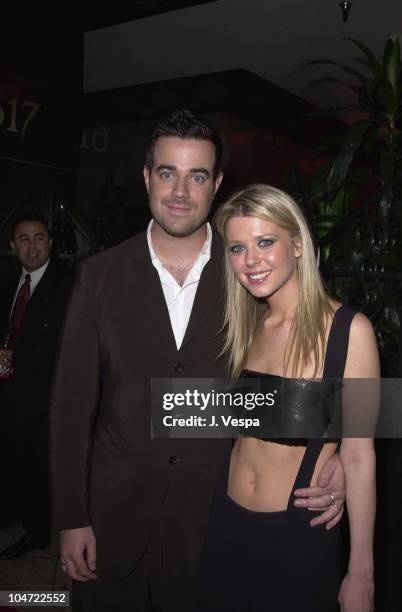 Carson Daly & Tara Reid during The 43rd Annual GRAMMY Awards - Universal Music Group After Party at Cicada in Los Angeles, California, United States.