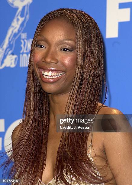 Brandy during The 32nd Annual NAACP Image Awards - Music at Universal Amphitheatre in Universal, California, United States.