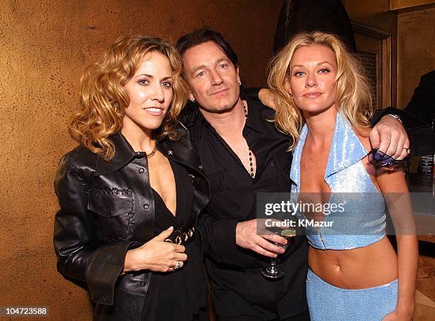 Sheryl Crow, Bono and Shelby Lynne during The 43rd Annual GRAMMY Awards - Universal Music Group After Party at Cicada in Los Angeles, California,...