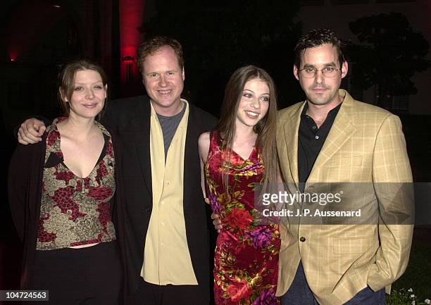 Amber Benson, Joss Whedon, Michelle Trachtenberg and Nicholas Brendon