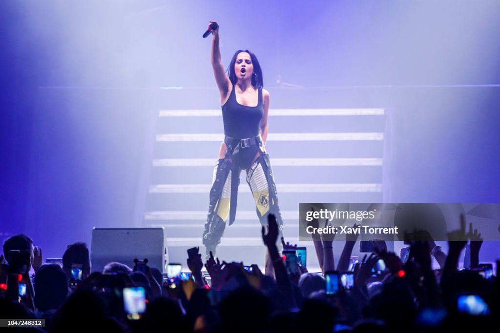 Becky G Performs in Concert in Barcelona