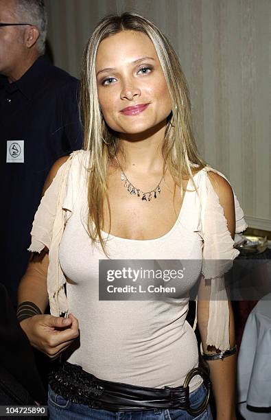 Chilean pop singer Nicole during 3rd Annual Latin Grammy Awards Nominations - Green Room at The Beverly Hilton in Beverly Hills, California, United...