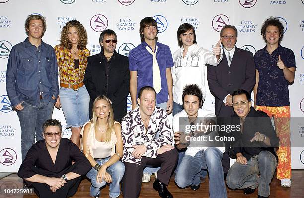 Pedro Frugone, Daisy Fuentes, Alejandro Lerner, Jorge Moreno, Juanes, Emilio Estefan, Cabas, Mauricio Claveria, Nicole, Gian Marco, Beto Cuevas &...