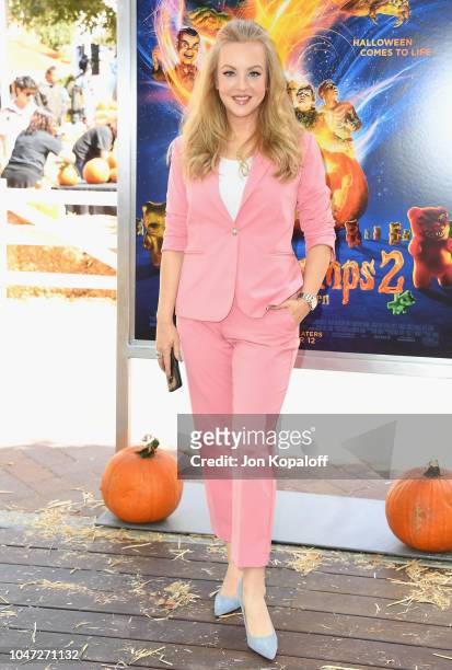 Wendi McLendon-Covey attends Columbia Pictures And Sony Pictures Animation's "Goosebumps 2: Haunted Halloween" Special Screening at Sony Pictures...