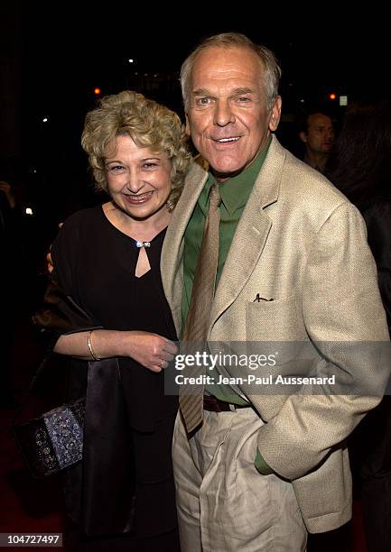 JoAnn Mariano and John Spencer during ATAS & Daily Variety Honor The 54th Annual Primetime Emmy Awards Nominees at Spago in Beverly Hills,...