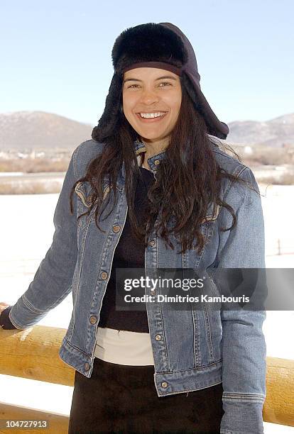 Zuleikha Robinson during 2003 Park City - The Levi's Lodge - Day Four at The Levi's Lodge in Park City, UT, United States.