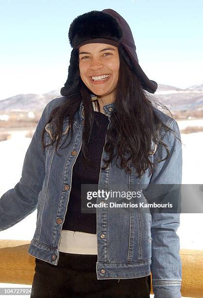 Zuleikha Robinson during 2003 Park City - The Levi's Lodge - Day Four at The Levi's Lodge in Park City, UT, United States.