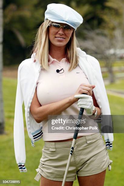 Jenna Jameson during Skylar Neil Memorial Golf Tournament at Malibu Country Club in Malibu, CA, United States.