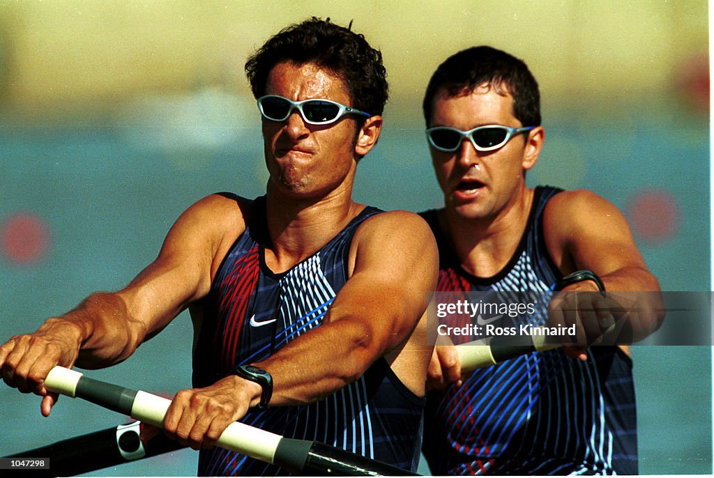 Ted Murphy Rower Sebastian Bea and Ted Murphy of the USA in the men's coxless pair ...