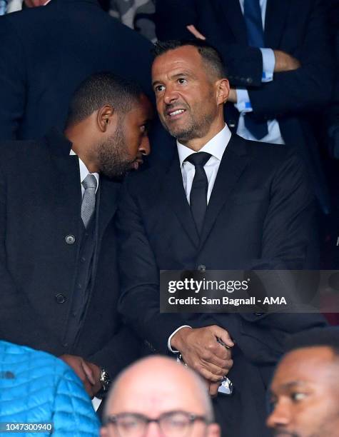 Football agent Jorge Mendes of GestiFute company attends the game during the Premier League match between Crystal Palace and Wolverhampton Wanderers...