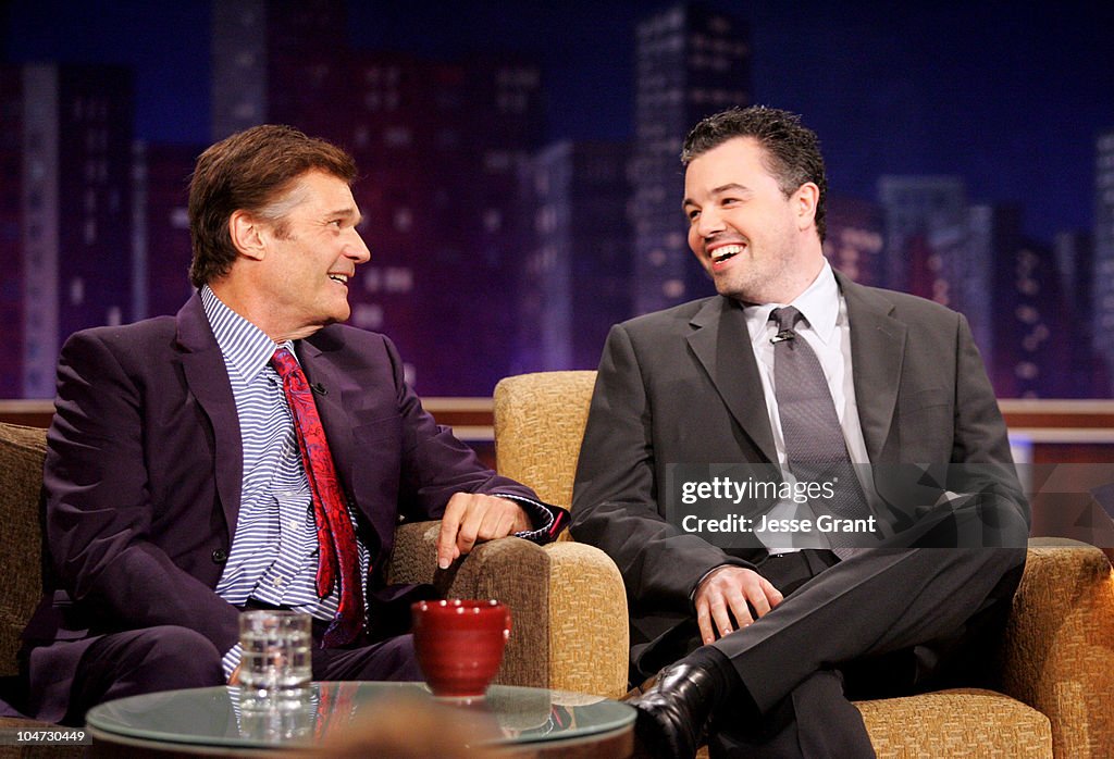 Fred Willard and Seth MacFarlane Visit "Jimmy Kimmel Live" - June 6, 2005