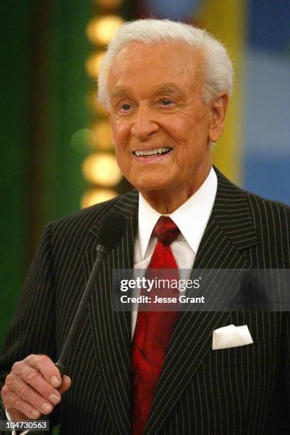 Bob Barker during "The Price is Right" 34th Season Premiere - Taping at CBS Television City in Los Angeles, California, United States.