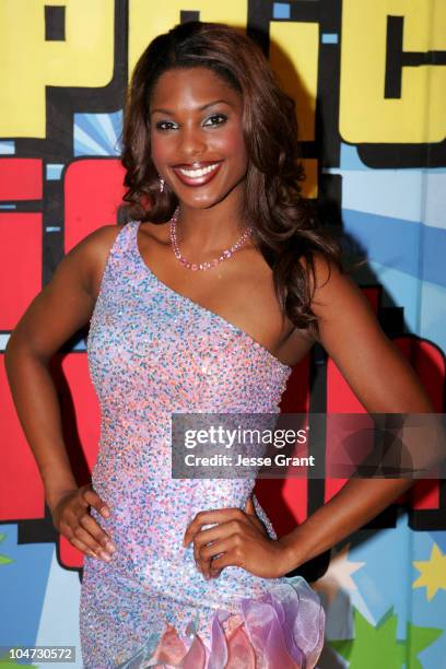 Lanisha Cole during "The Price is Right" 34th Season Premiere - Taping at CBS Television City in Los Angeles, California, United States.