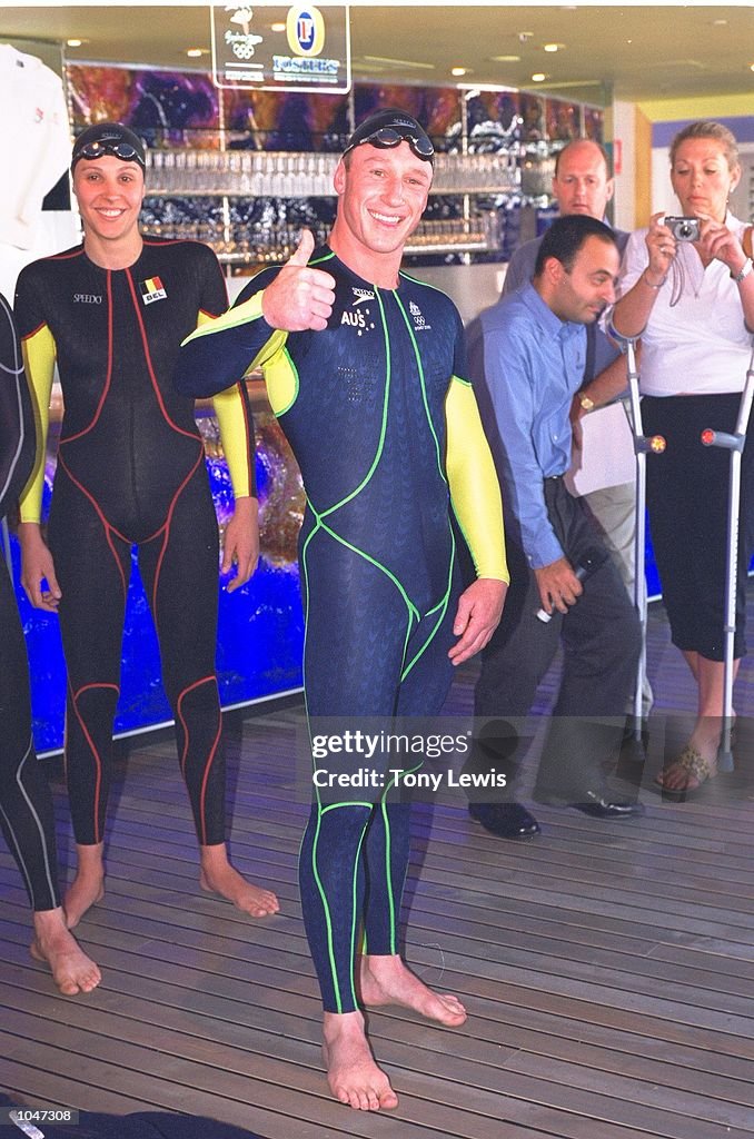 Speedo Example Models parade the new Speedo Fastskin swimsuit at the Speedo Fashion ...