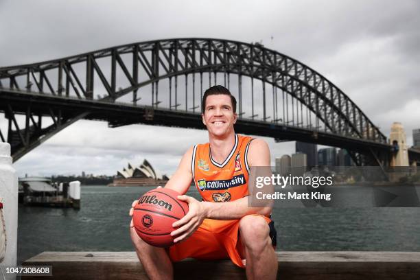 Lucas Walker of the Cairns Taipans poses during the 2018/19 NBL and WNBL Season Launch at Luna Park on October 8, 2018 in Sydney, Australia.